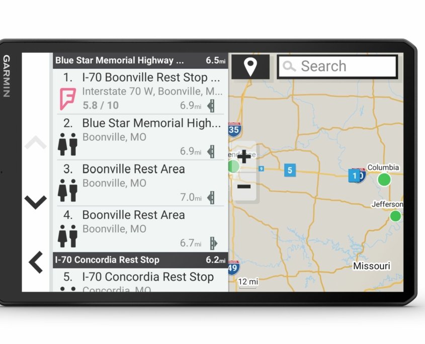 GPS Garmin Camper 895 et 1095 Esprit Camping Car Le Mag'