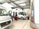 Diagnostic d'infiltration d'eau en camping-car dans un atelier spécialisé