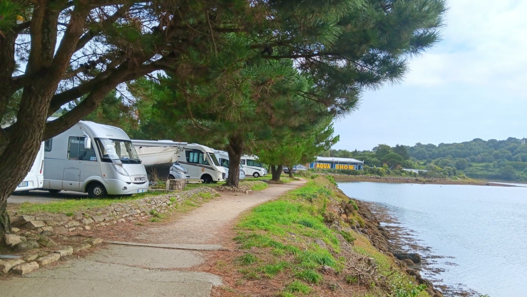aire de service d'Audierne, Bretagne