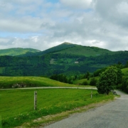 Route des Crêtes dans les Vosges avec le Hohneck en toile de fond