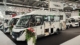 Stand Mobilvetta au Salon des véhicules de loisirs, camping-cars exposés dans un hall